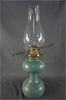 White Flame Light Co. Painted Oil Lamp c.1920