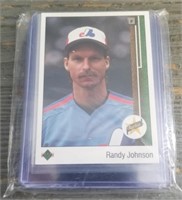 (6) 1989 Randy Johnson Rookie Cards