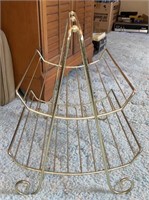 MCM Gold Wire Magazine Rack