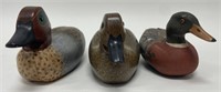 Hand Painted Signed Duck Decoy Lot