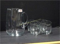 Princess House tumblers And pitcher