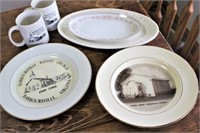 Barboursville 2 Mugs & 2 Plates