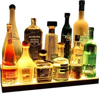 BarSquad LED Lighted Bar Shelf - 24in  2 Step