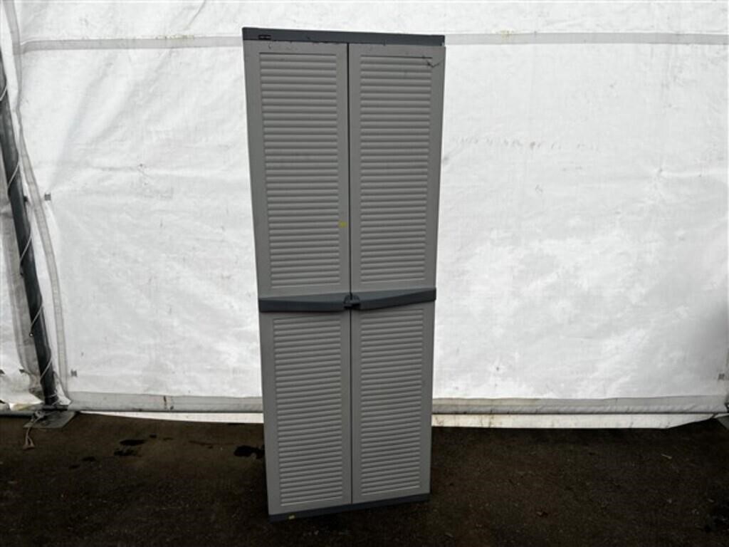 Plastic Double Door Storage Cabinet