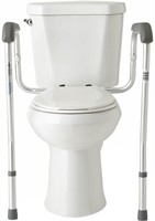 Medline Toilet Safety Rails  300lb - Silver