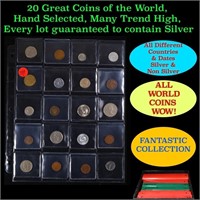 20 Great Coins of the World, hand selected, many t