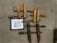 (2) Jorgensen (1) Other Wood Clamps