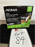 Unused Noma Solar Post Cap Light Set
