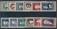 FRANCE #B258//B272 MINT VF H/NH