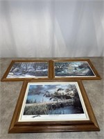 Ken Zylla signed and framed commemorative prints,