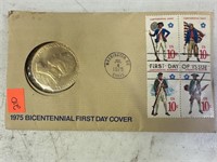 1975 BICENTENNIAL 1ST DAY COVER TOKEN