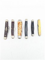 Lot of 6 Pocket Knifes