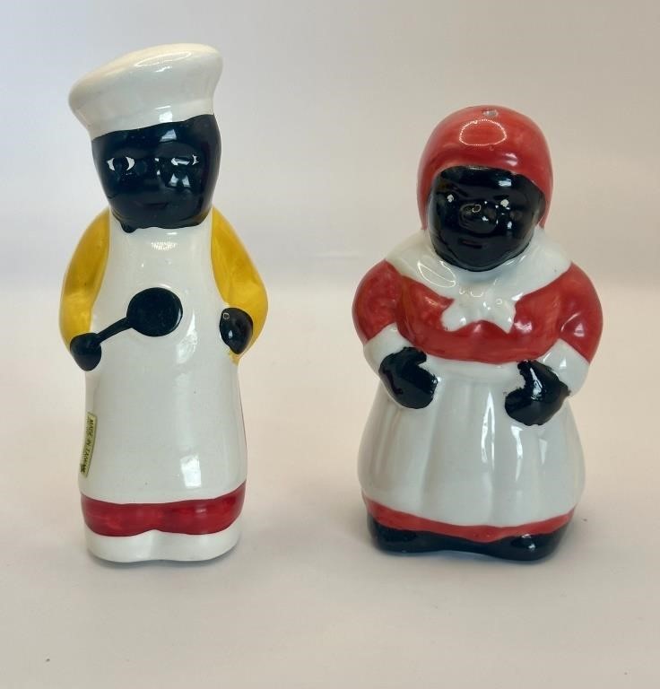 Black Americana collectible Salt and Pepper