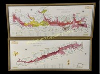 2 Maps of Great Vineyards of Burgundy