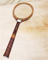 Antique Wooden Tennis Racket SPALDING