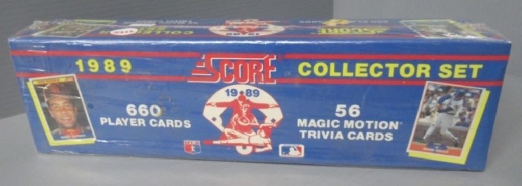 1989 Score collector set baseball trading cards,