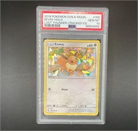 GRADED 2018 Eevee Holo 155 Lost Thunder Ice Card