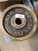 25 LB WEIGHTS, 4 COUNT