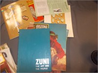 Zuni book and book on Arrowheads and Arizona