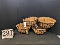 4 - 16" Traditional Hanging Planter Baskets