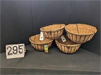 4 - 16" Traditional Hanging Planter Baskets