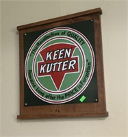 Keen Kutter Tin Sign New