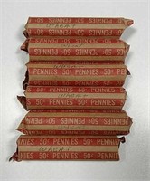 Approx.  300  Lincoln "Wheat" Cents in rolls