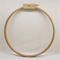 Vintage 22" Wooden Embroidery Hoop