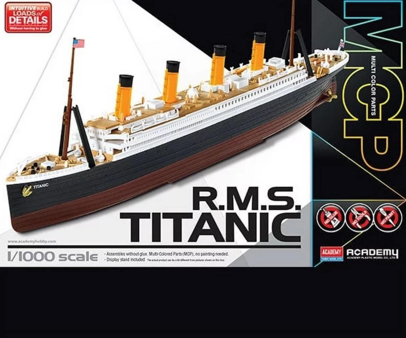 R.M.S. Titanic Multi-Color Parts (1/1000 Scale)