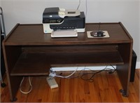 Computer Desk and Printer