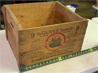 Oliver Typewriter Shipping Box, Sold To J M Toner