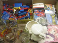 Box Lot Of Toys & Disney Items
