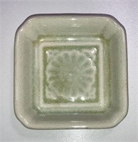World Market Mini Dish Ceramic White/green