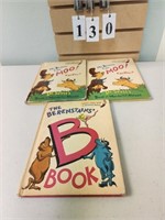 2 Dr, Seuss Books and 1 Bearstein Bear Book
