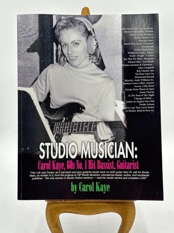 Autographed Carol Kaye Autobiography