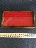 Jewelry Display Box with Glass Top