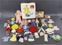 Vintage Barbie doll case w/ accessories - Skipper