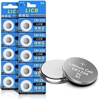 LiCB CR1220 3V Lithium Coin Battery(Pack of 9)
