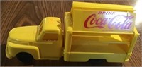 Marxs Plastic Coca-cola Truck W/3 Cases