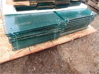 (2) Stacks Of Tempered Glass - 6"W x28"L