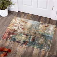 Lahome Abstract Area Rug - 2x3 Washable