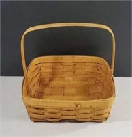 2001 Longaberger Woven Pie Basket with Stationary