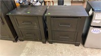 2 MATCHING NIGHTSTANDS EACH 2X$ (MATCHES LOT 293)