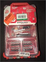 Milwaukee 90pc Impact Driver Bit Set