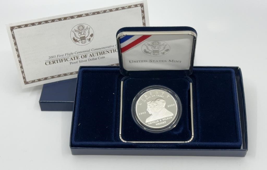 Gold, Silver, and Commemorative Coin Auction #9