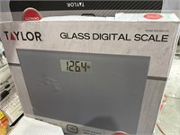 TAYLOR GLASS DIGITAL SCALE RETAIL $30