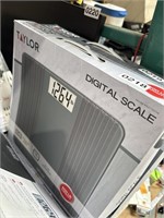 TAYLOR GLASS DIGITAL SCALE RETAIL $30