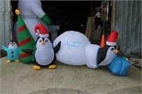 Inflatable Xmas Penguins