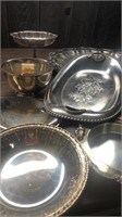 Assortment Of Silver Plated Items
