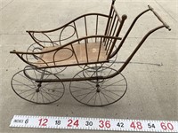 Large Antique baby or doll buggy, pram